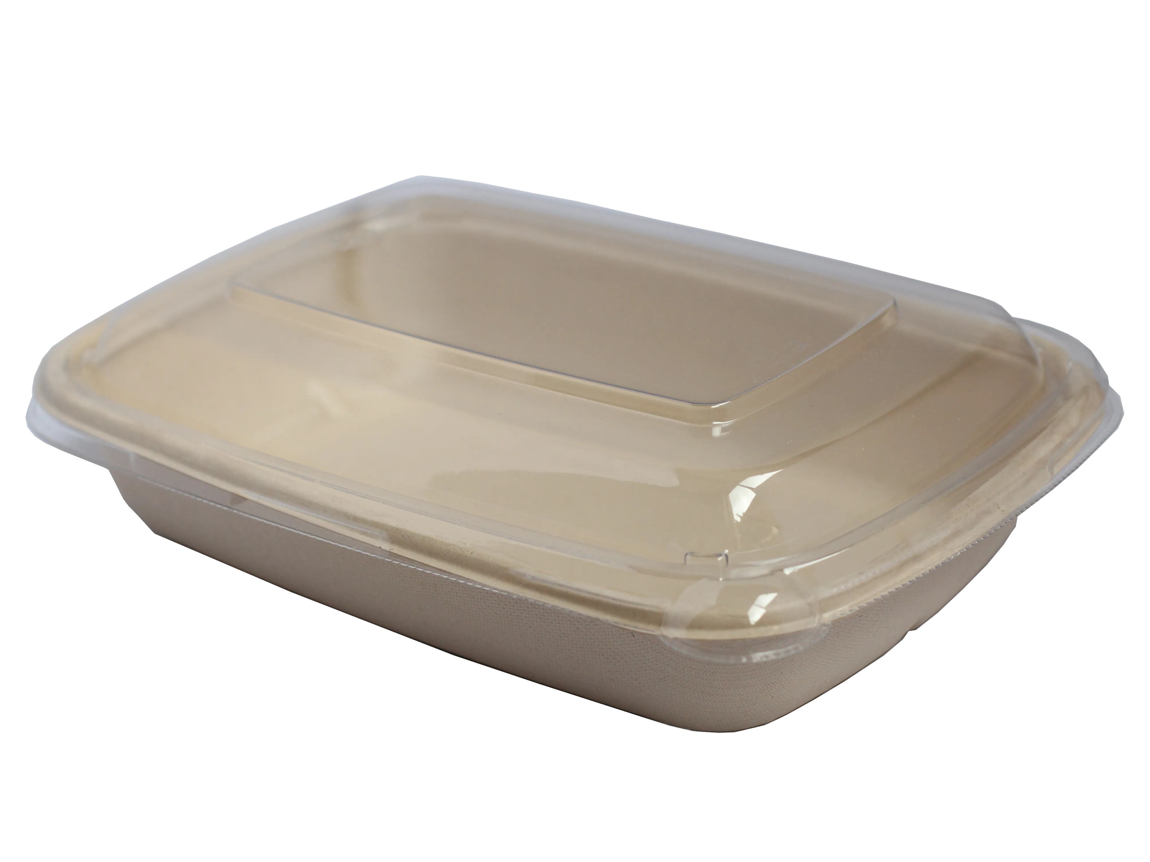 24oz LINED Rectangular Fiber Container