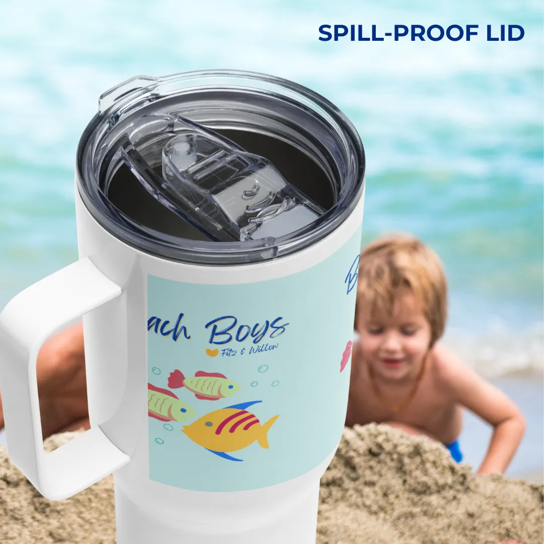Beach Boys,  Stainless Steel - BPA Free, Travel mug