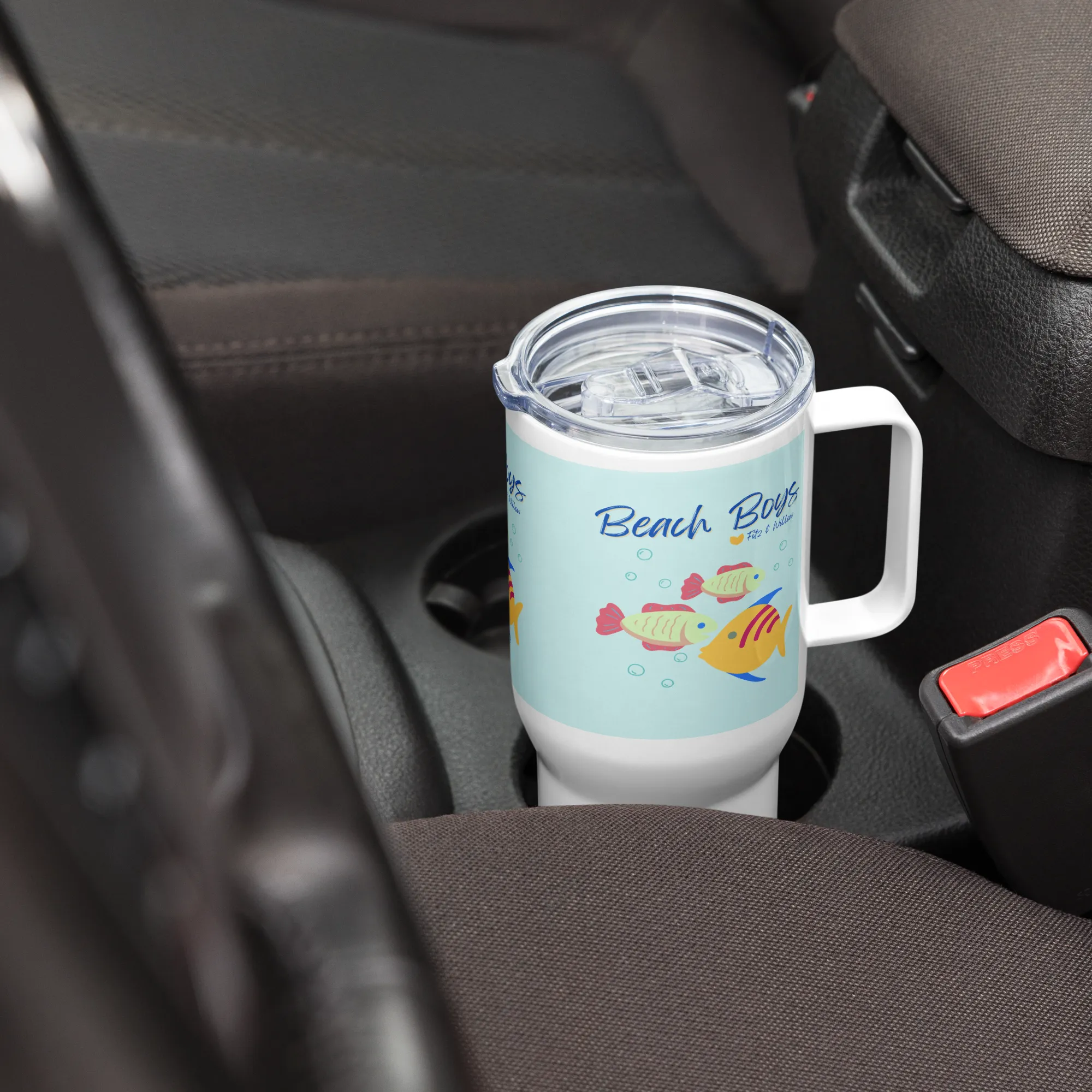 Beach Boys,  Stainless Steel - BPA Free, Travel mug