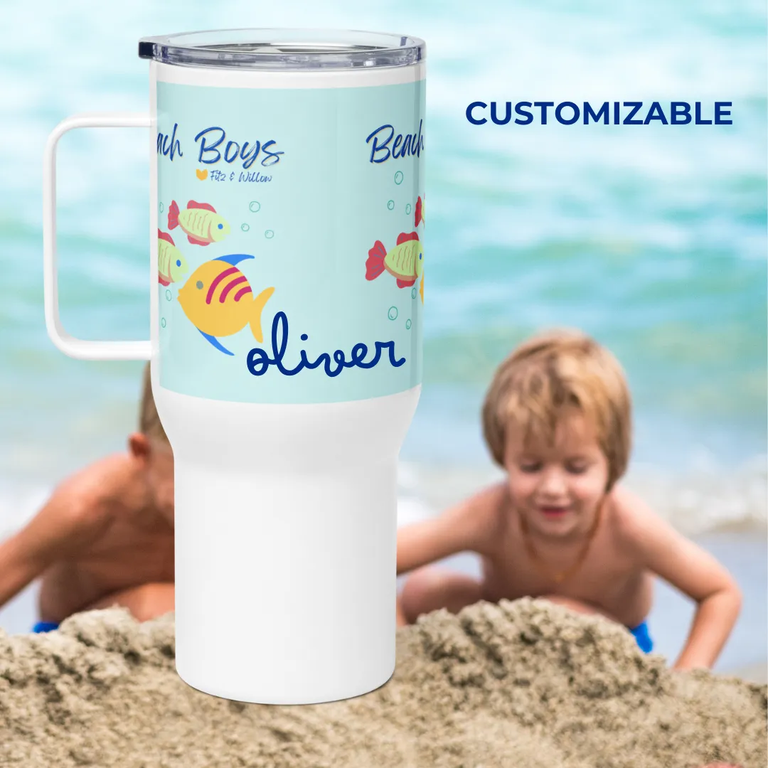 Beach Boys,  Stainless Steel - BPA Free, Travel mug