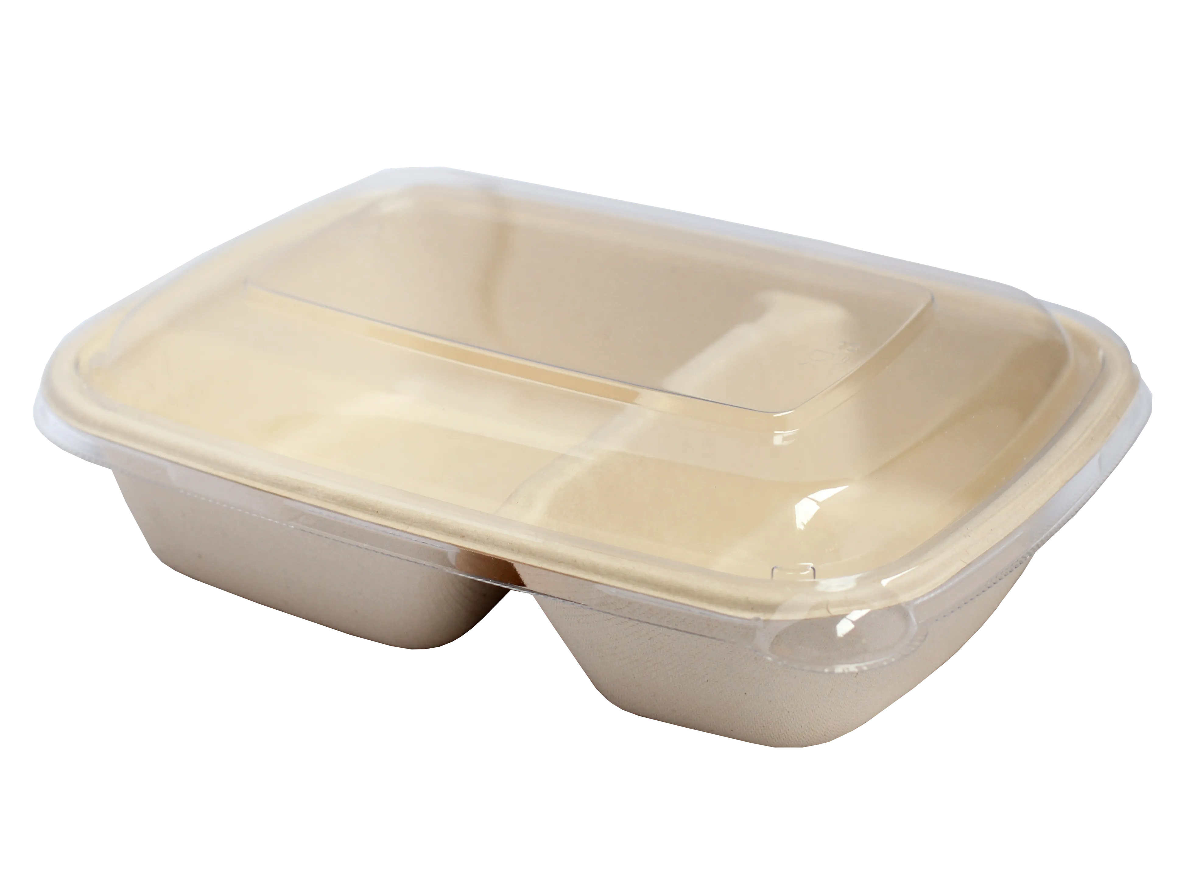 Clear Lid – 24/28-2-C/32oz/36oz Rectangular Fiber Container