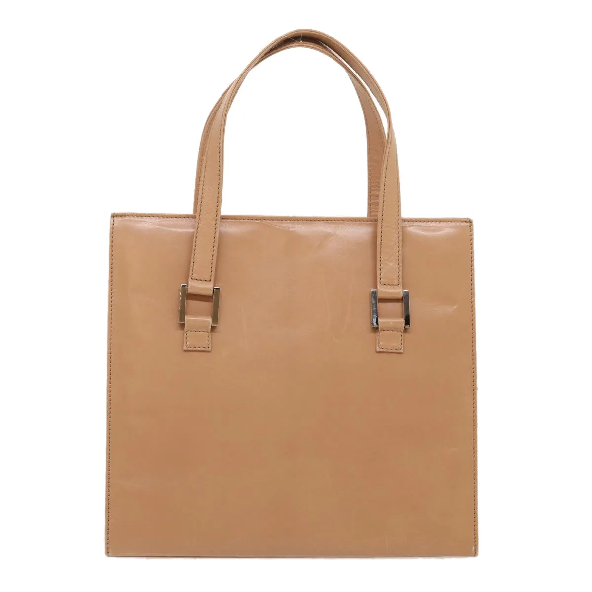 FENDI Tote Bag Leather 2way Pink Auth rd2065