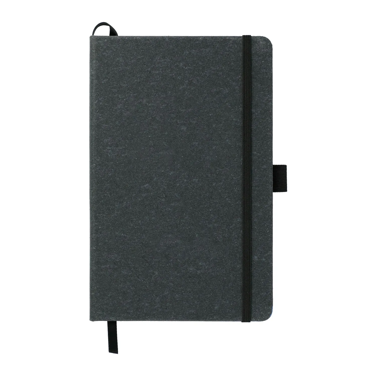 JournalBooks Custom Recycled Leather Bound, Black