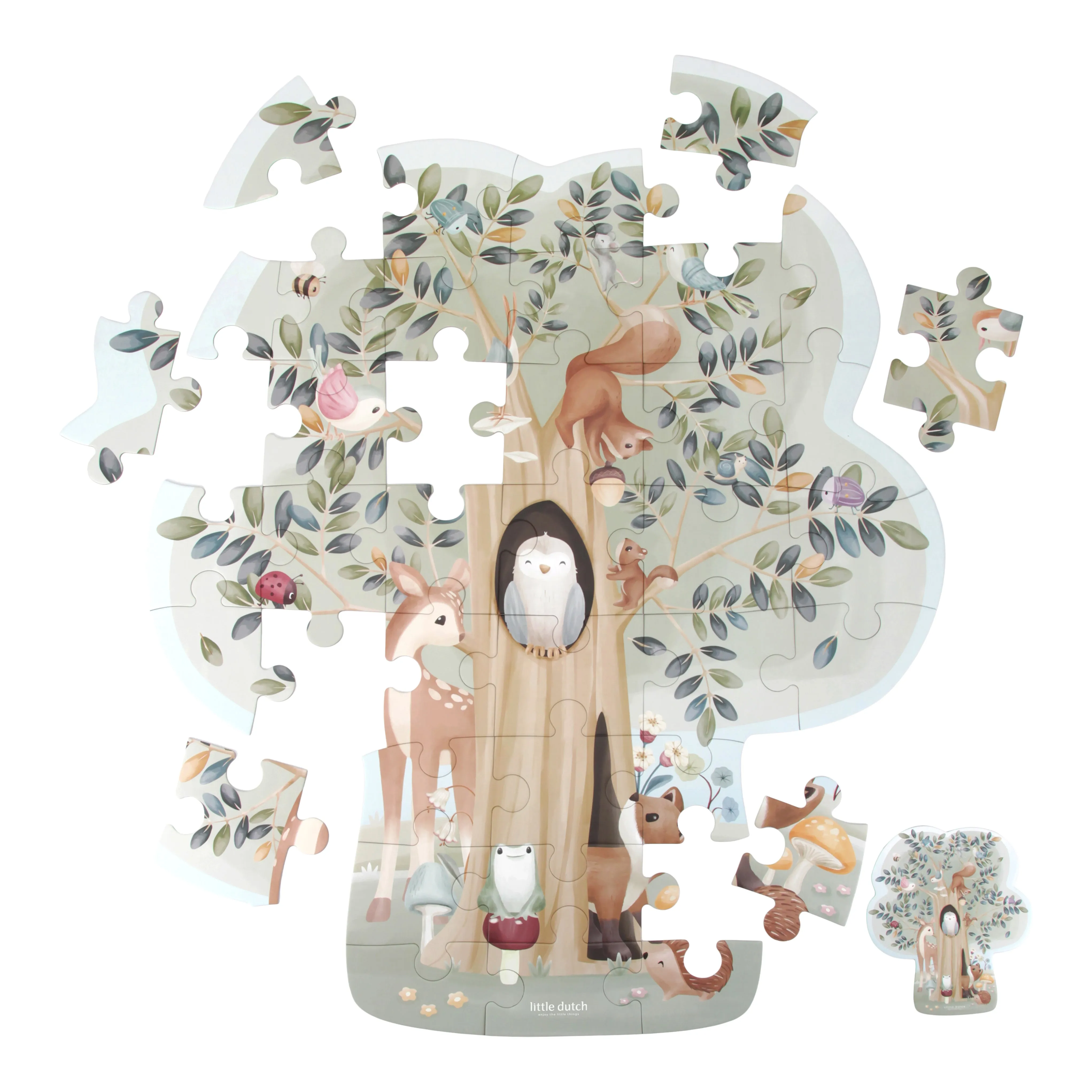Little Dutch Floorpuzzle - Forest Friends