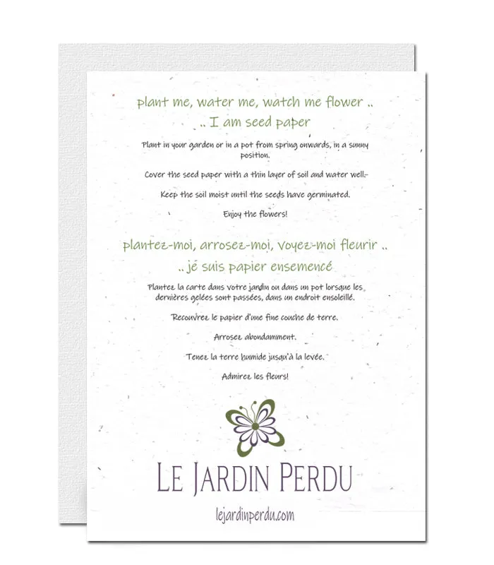 Plantable  New Year Card - Best Friends