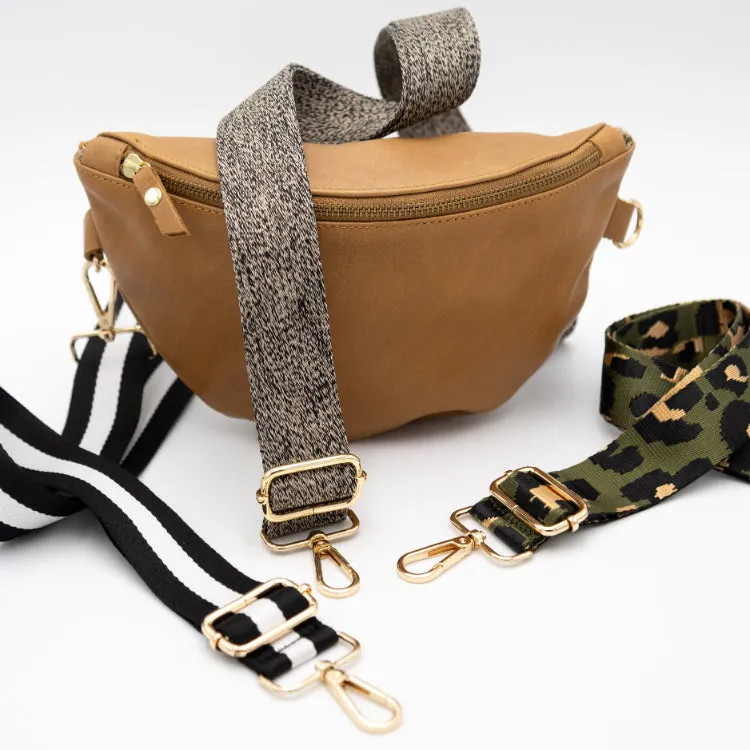 Toffee Leather Bum Bag (w Gold Fittings)